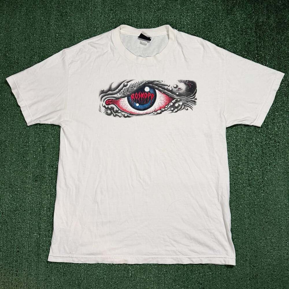 Santa Cruz Rob Roskopp Eye Graphic T-Shirt White Large
